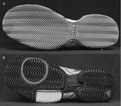 https://www.researchgate.net/publication/259933354/figure/fig1/AS%3A601622405201956%401520449367720/Outsole-patterns-A-clay-shoes-and-B-hard-court-shoes.png